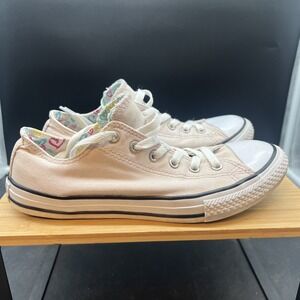 Converse Shoes Youth SZ 5 Pink Chuck Taylor All Star Sneakers Canvas Low 660906F